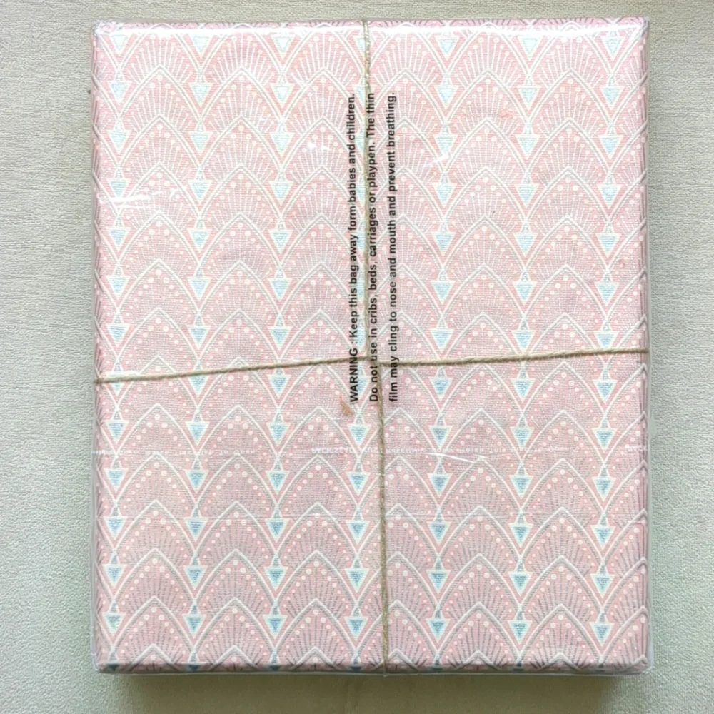 NWT PAPER SOURCE BLUSH OFFICE SET